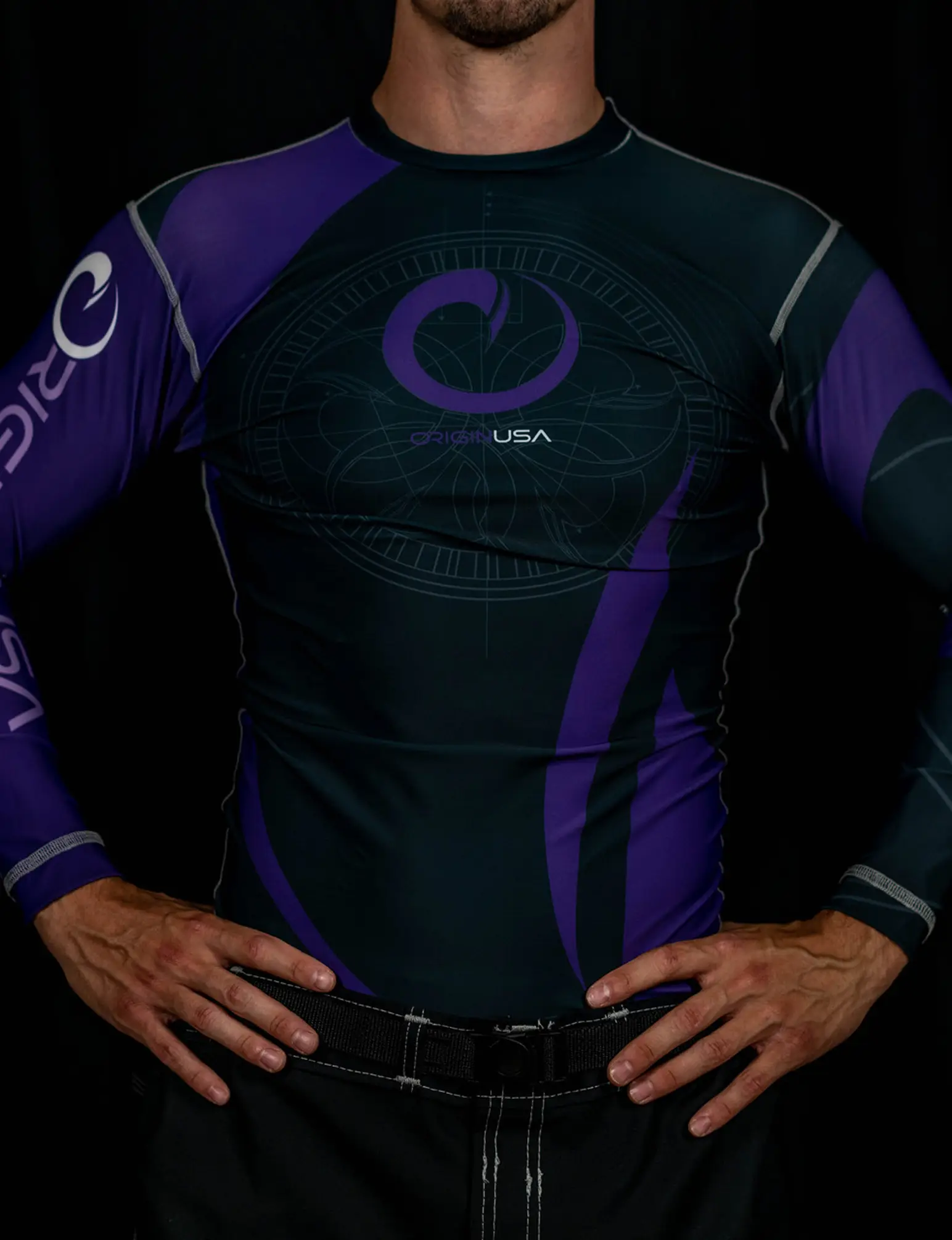 DAVINCI RANKED LS COMPRESSION FIT RASHGUARD - Image 7
