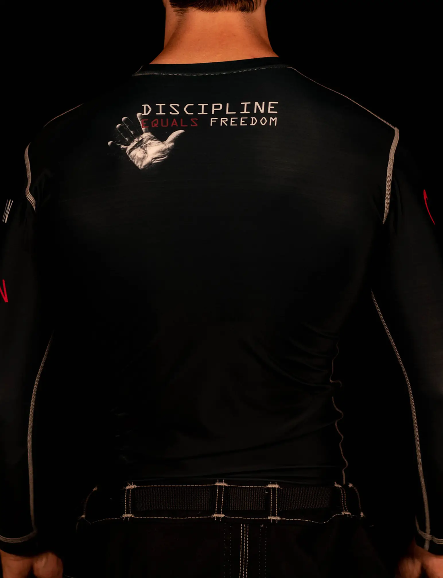 JOCKO HANDS LS COMPRESSION FIT RASHGUARD - XS - Image 5