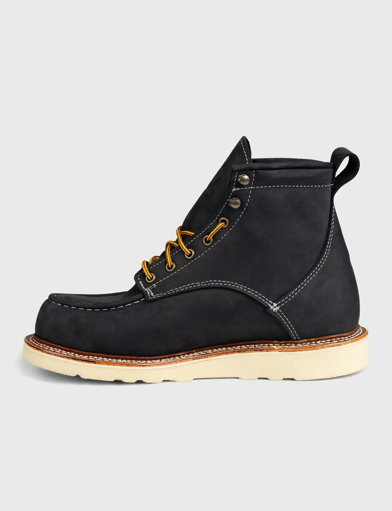 MAINE MOC TOE BOOT - NATURAL WEDGE SOLE - GRADED QUALITY - Image 10