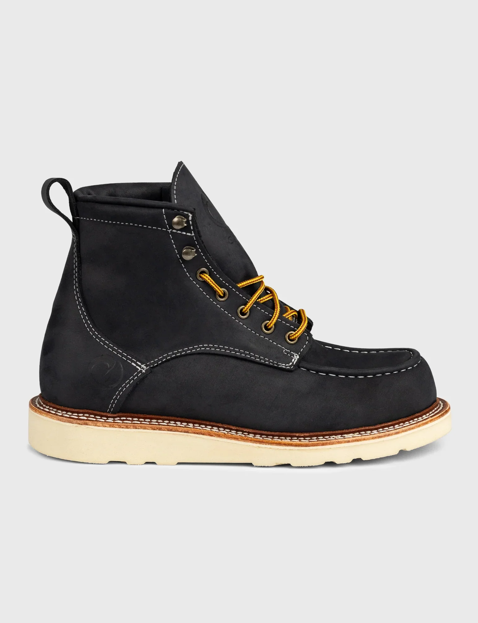 MAINE MOC TOE BOOT - NATURAL WEDGE SOLE - GRADED QUALITY - Image 5