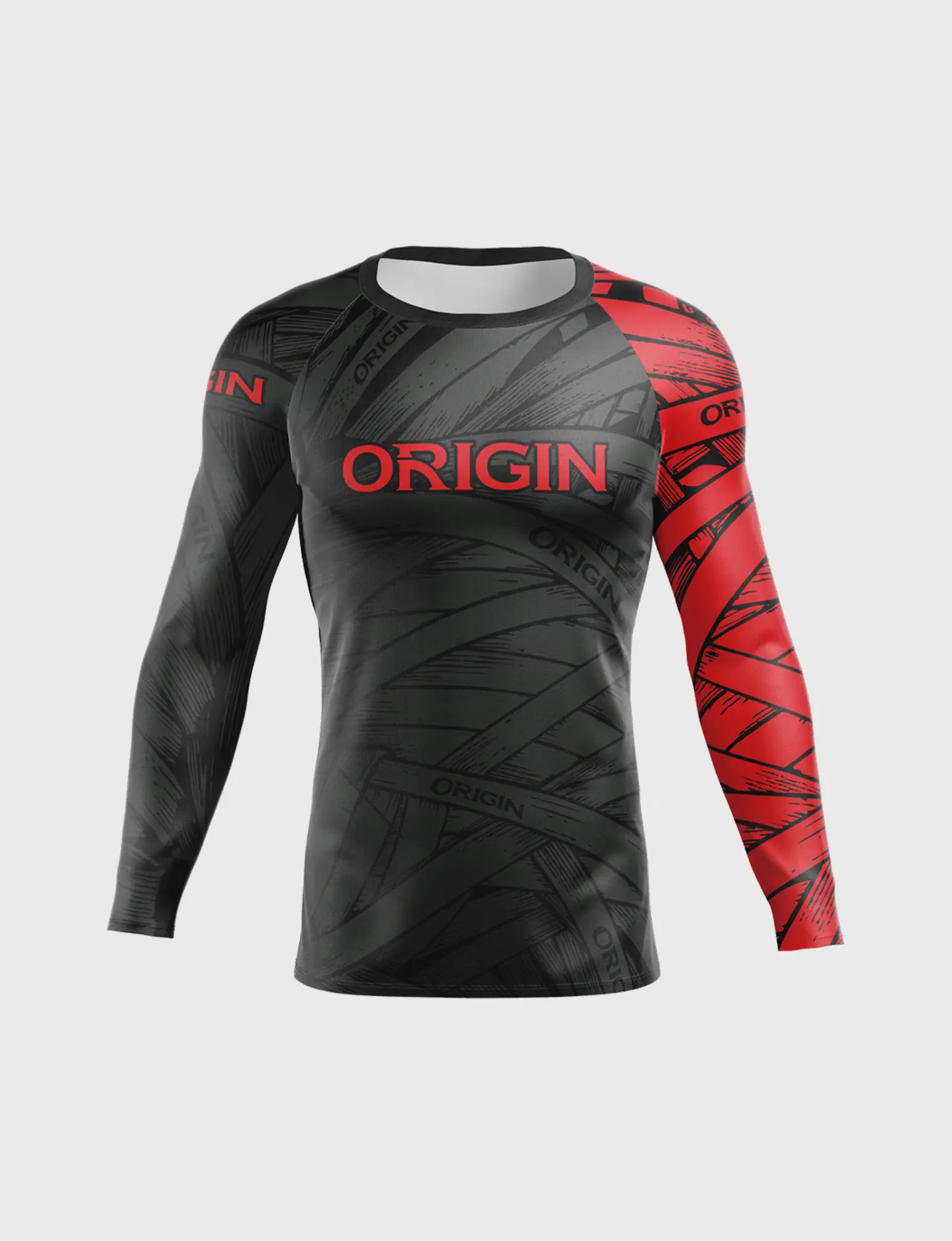 ODYSSEY RANKED LS COMPRESSION FIT RASHGUARD XS/S
