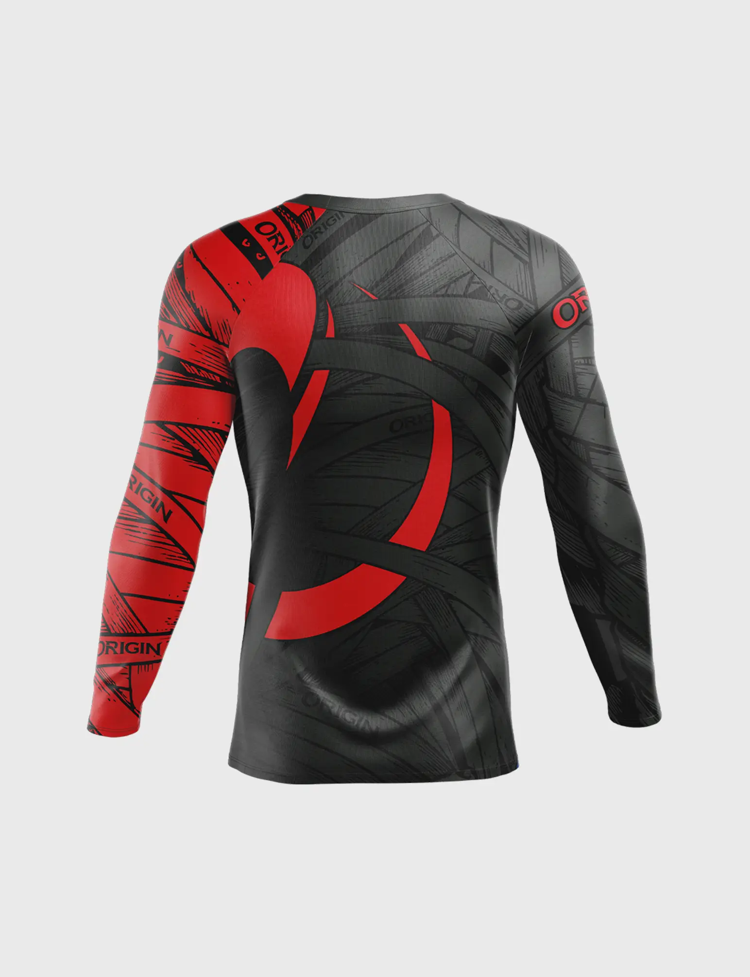ODYSSEY RANKED LS COMPRESSION FIT RASHGUARD XS/S - Image 2