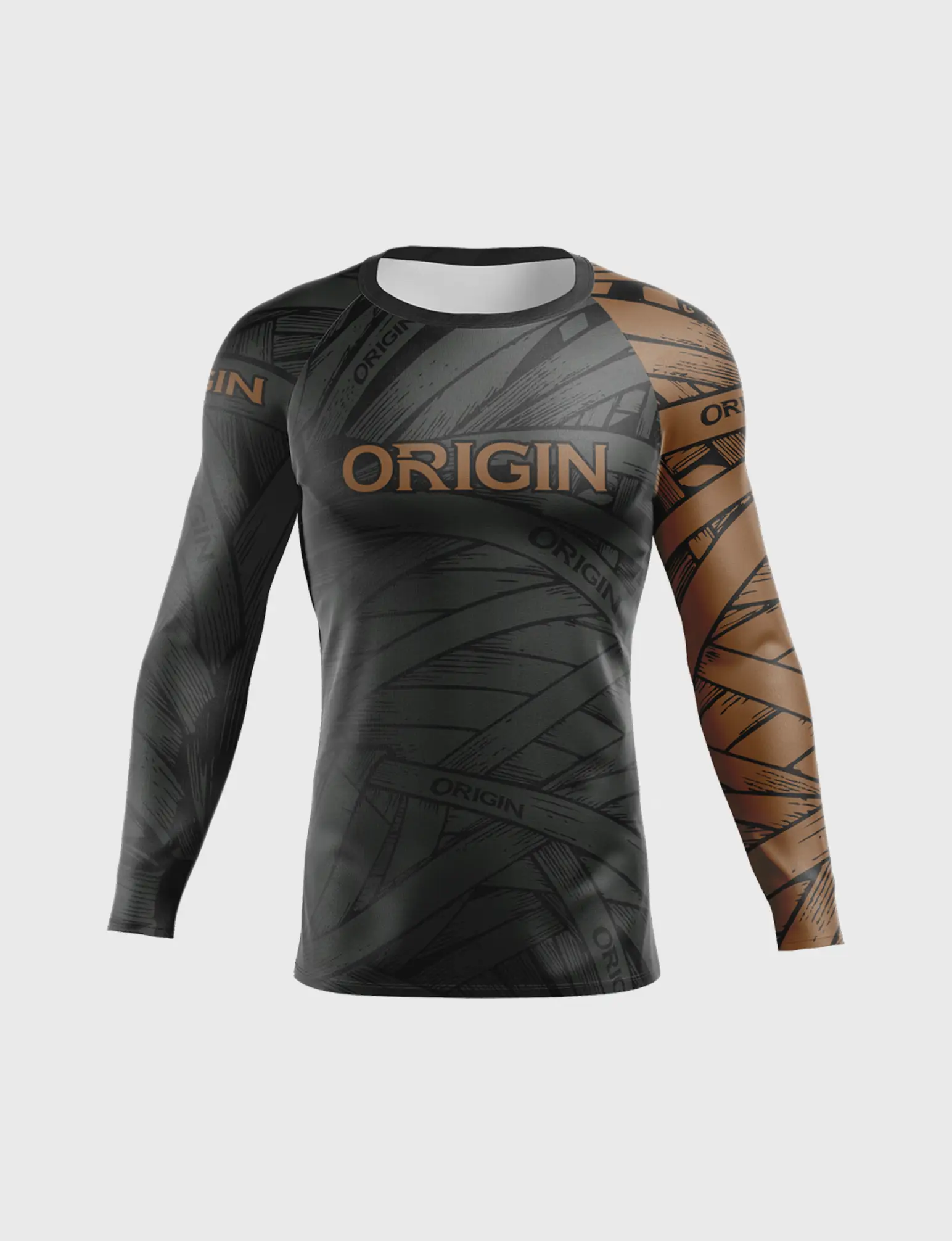 ODYSSEY RANKED LS COMPRESSION FIT RASHGUARD XS/S - Image 9