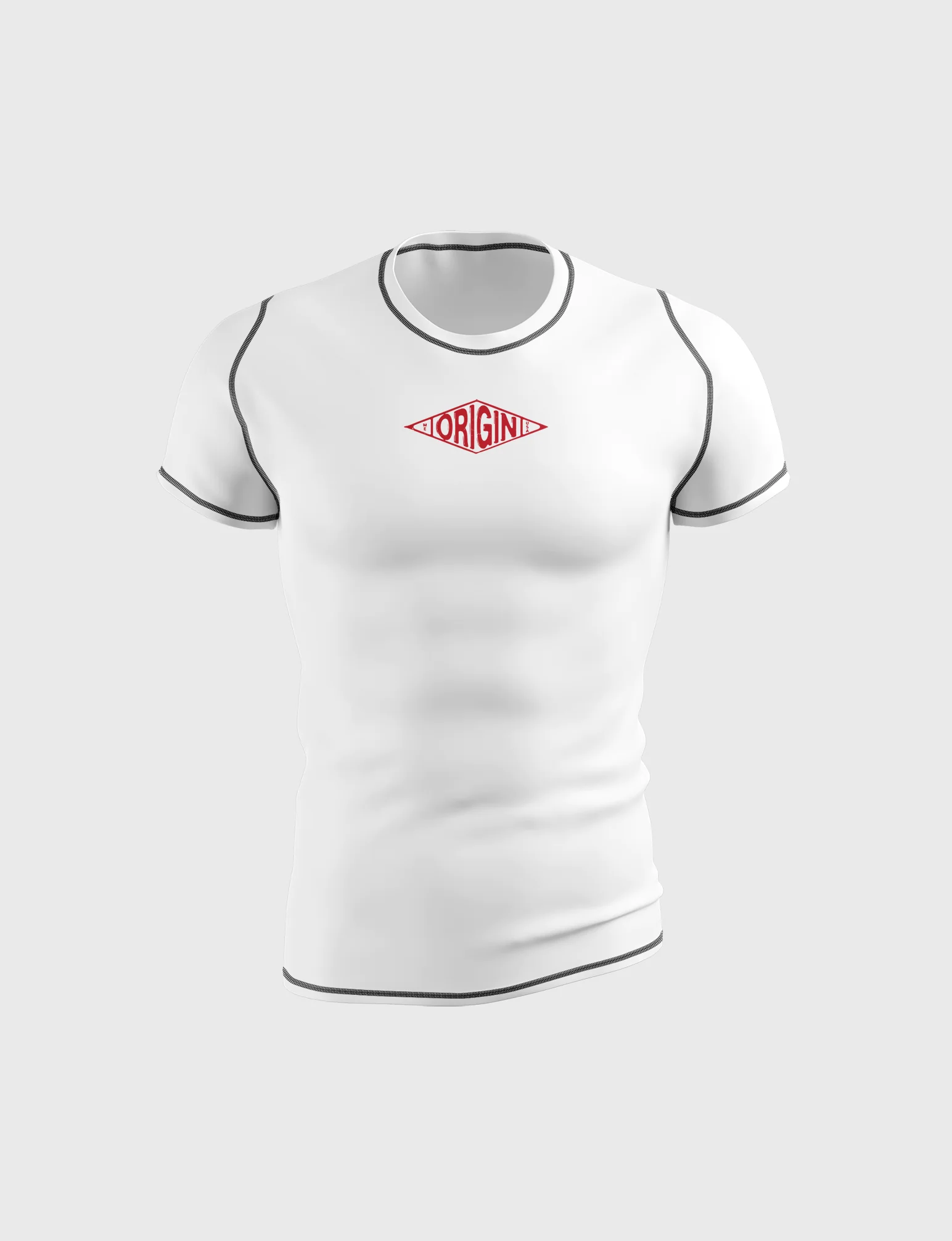 ORIGIN DIAMOND COMFORT FIT RASHGUARD SS - Image 2