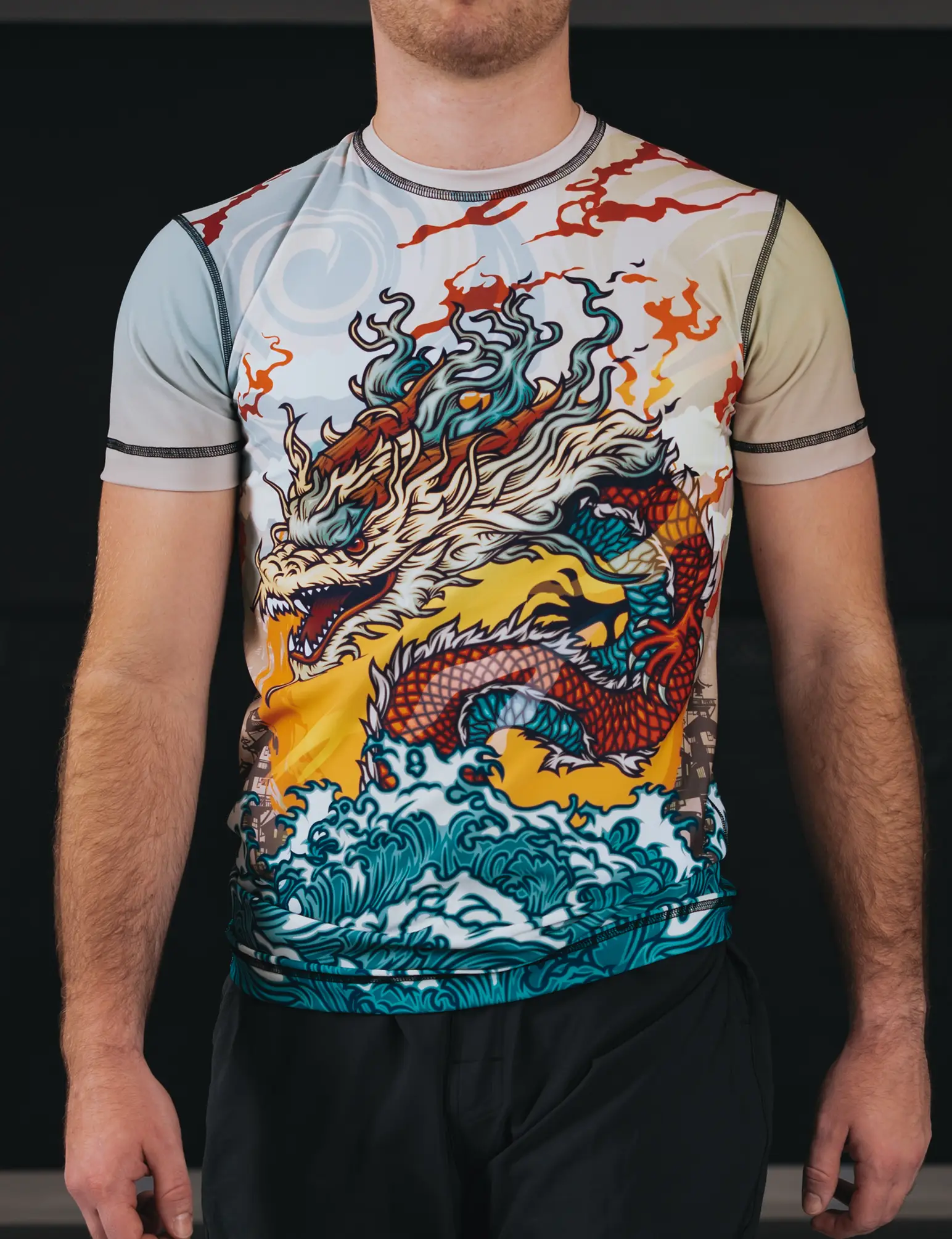 ROOTS DRAGON SS COMFORT FIT RASHGUARD - Image 4