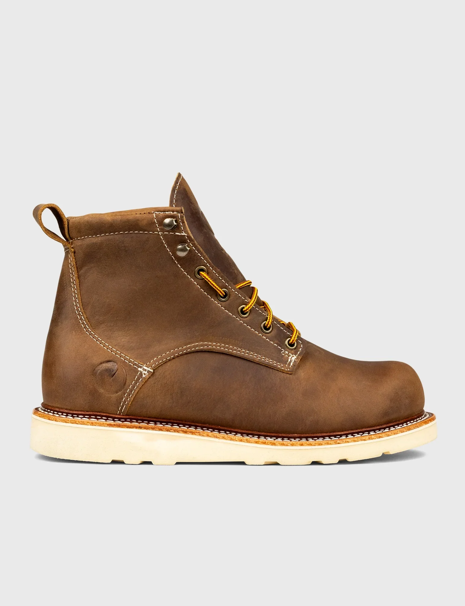 THE WILTON 6" GOODYEAR WELTED BOOT - NATURAL WEDGE SOLE - GRADED QUALITY - Image 2