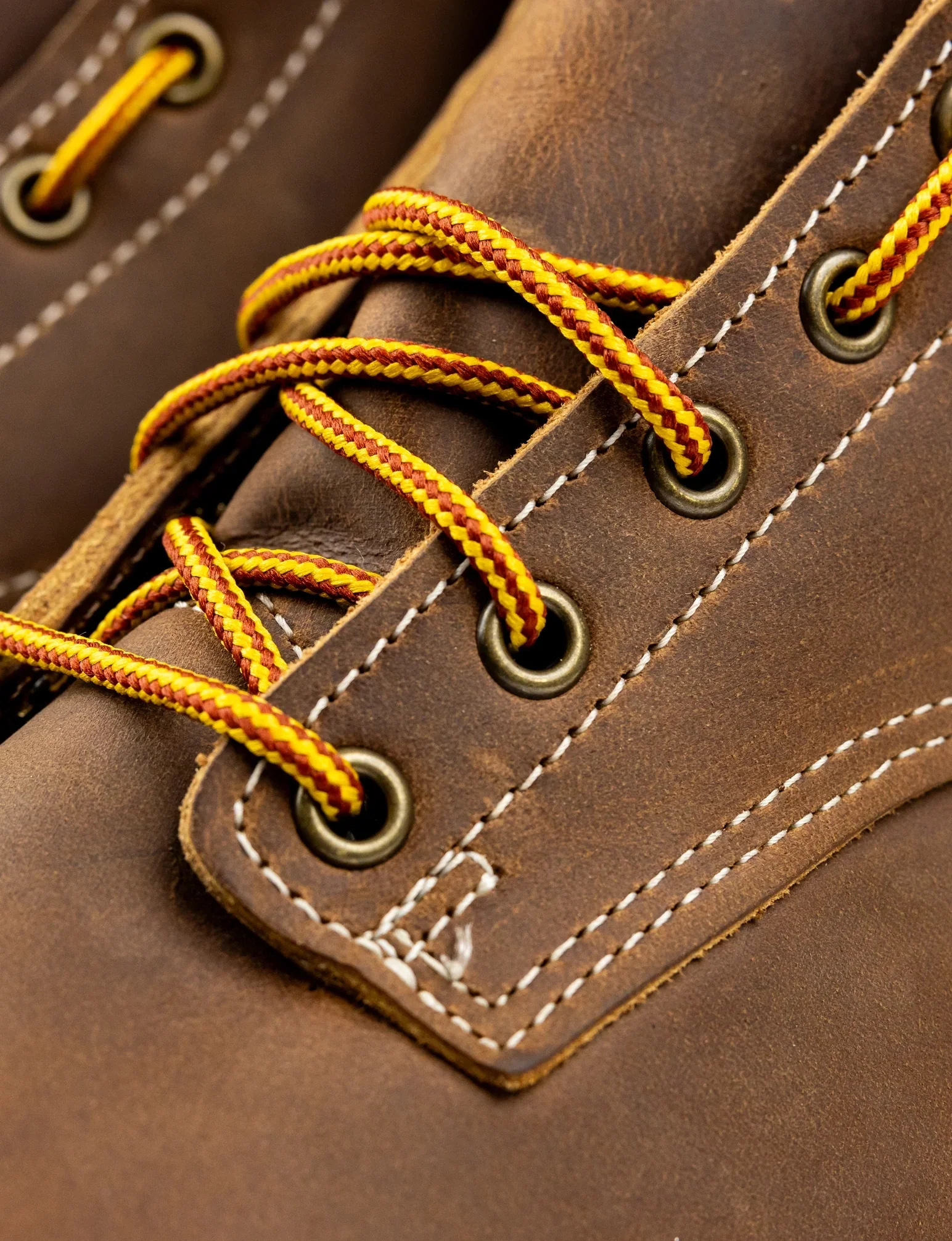 THE WILTON 6" GOODYEAR WELTED BOOT - NATURAL WEDGE SOLE - GRADED QUALITY - Image 4