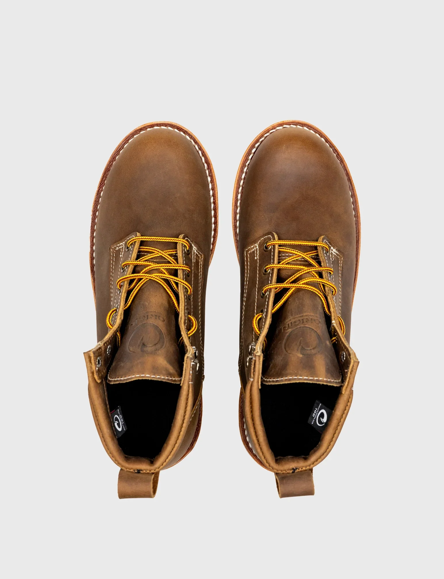 THE WILTON 6" GOODYEAR WELTED BOOT - NATURAL WEDGE SOLE - GRADED QUALITY - Image 7