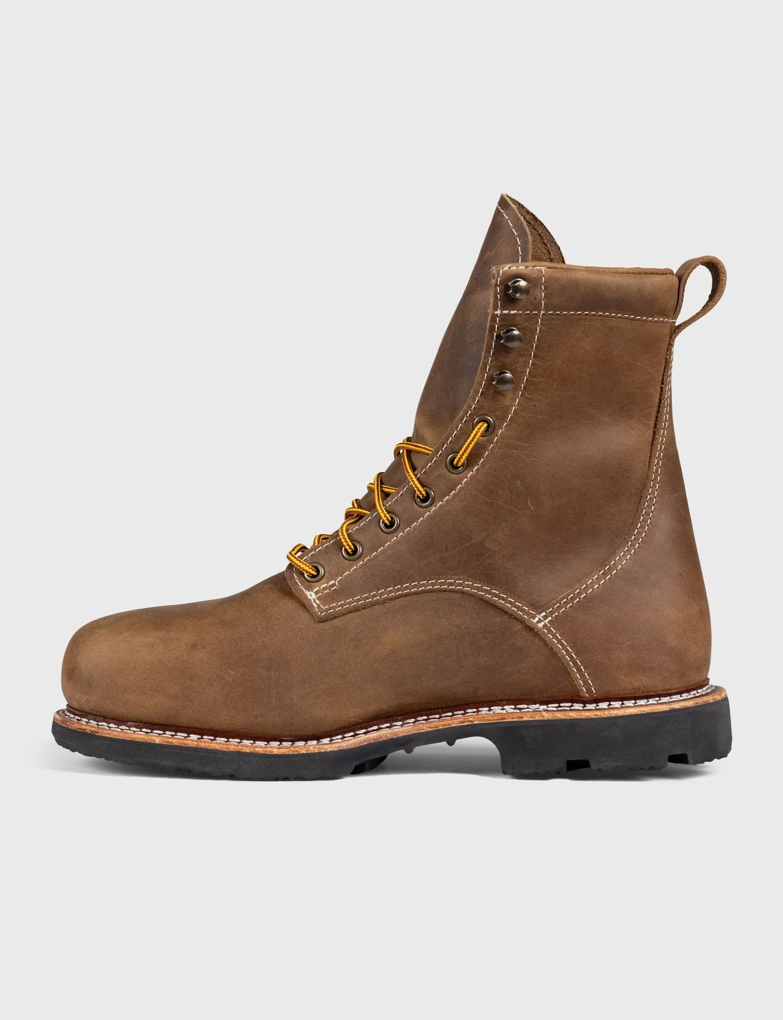 THE WILTON 8" STEEL TOE WORK BOOT - ALPHA - GRADED QUALITY - Image 5
